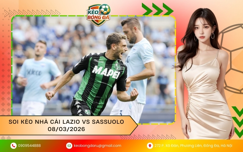 Soi kèo nhà cái Lazio vs Sassuolo 08/03/2026
